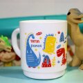 ŠALICA OPAL S TISKOM 290 ml DJEČJI MOTIV DINOSAURI Mamina sreća, tatin ponos