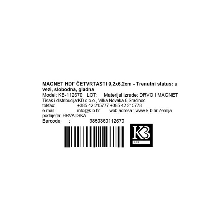 MAGNET HDF ČETVRTASTI 9,2x6,2cm - Trenutni status: u vezi, slobodna, gladna