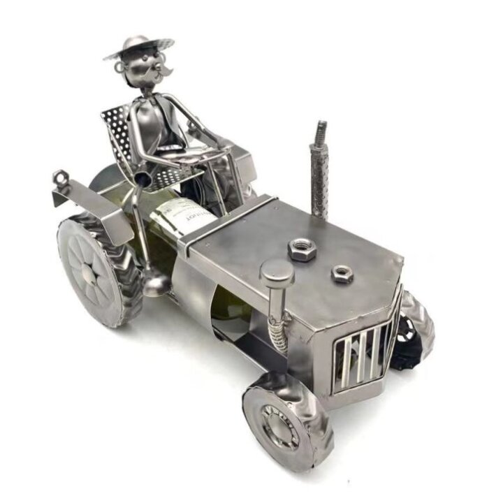 STALAK ZA BUTELJU METALNI - TRAKTORIST 30 x 26 x 17 cm