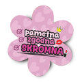 MAGNET HDF CVIJET 9,4x9,4 cm - Pametna, zgodna, skromna