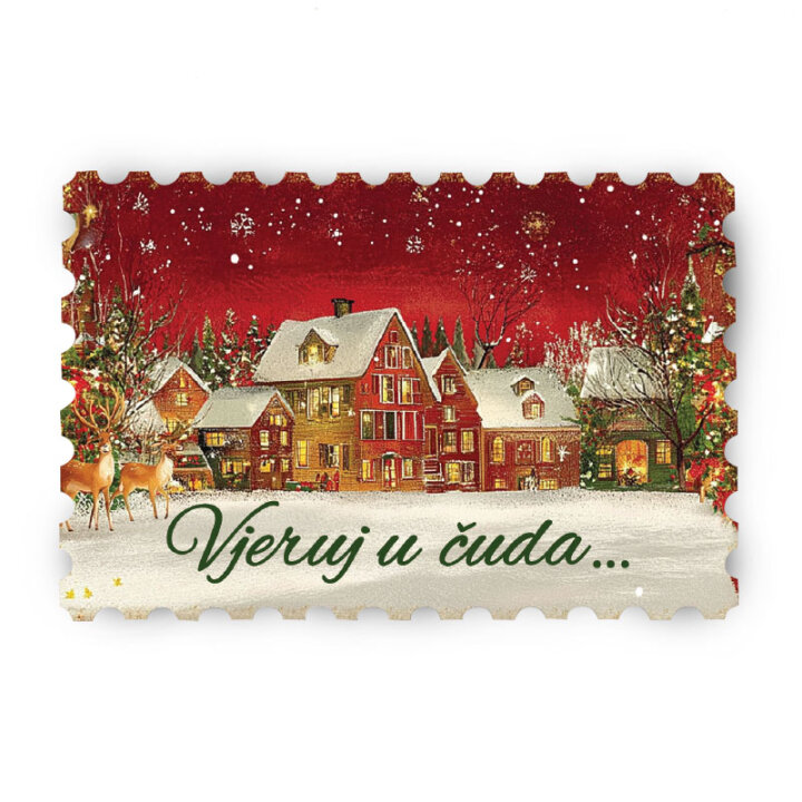 MAGNET HDF MARKICA 9,2x6,2 cm - Vjeruj u čuda...
