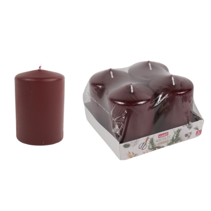 SVIJEĆE 4/1 - BORDO CRVENE 10x6,8 cm - PROFISSIMO