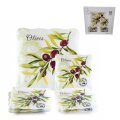 STAKLENI DEKORATIVNI 7 DIJELNI SET TANJURA OLIVE HARMONY 30,5 / 18 cm