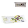 STAKLENI DEKORATIVNI TANJUR OLIVE HARMONY ČETVRTASTI 33x16 cm