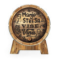 MAGNET HDF BAČVICA 7,8x9,4 cm - Manje stresa, više vina