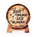 MAGNET HDF BAČVICA 7,8x9,4 cm - Još jednu pa idemo ili dvije pa nejdemo