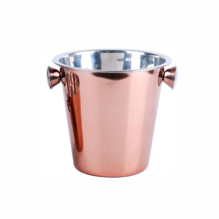 POSUDICA ZA LED METALNA U BOJI BAKRA 13x14 cm