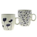 ŠALICA PORCULANSKA LIBERTY 230 mL - PLAVI CVJETNI DEKOR - SORT