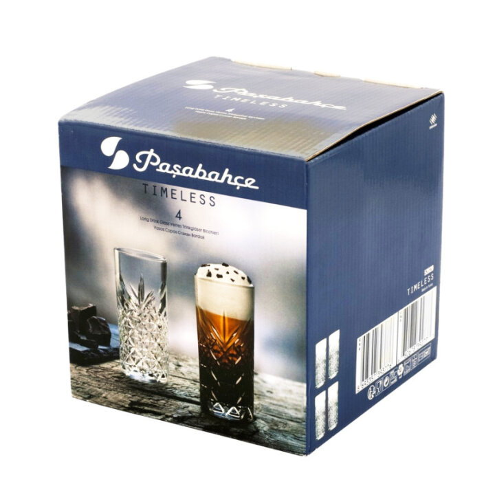 ČAŠE TIMELESS VISOKE STAKLENE 4/1 450 mL