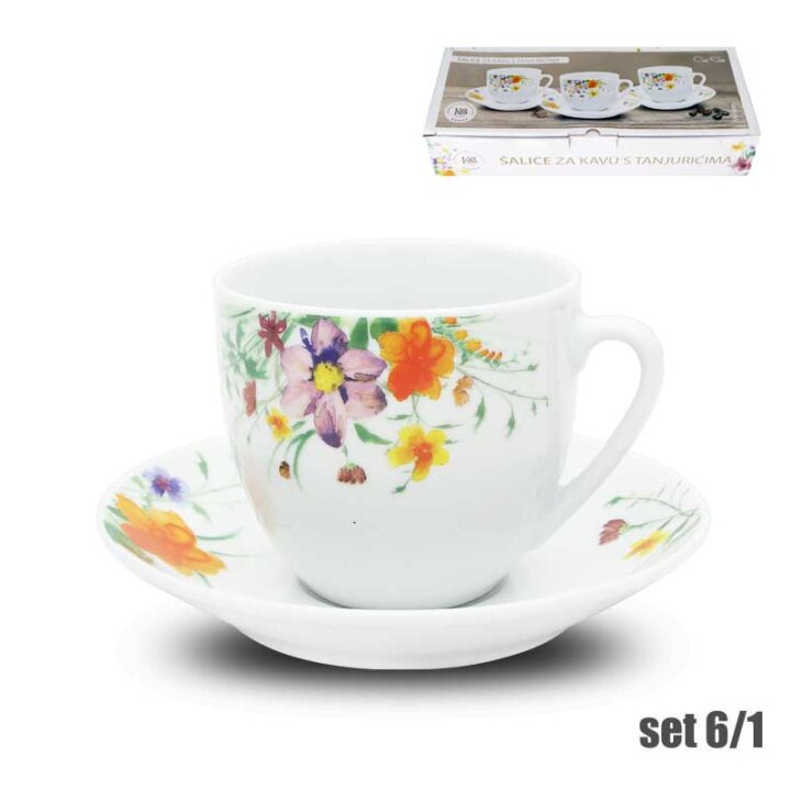 ŠALICE PORCULANSKE 6/1 200 mL - VIVID MIRAGE