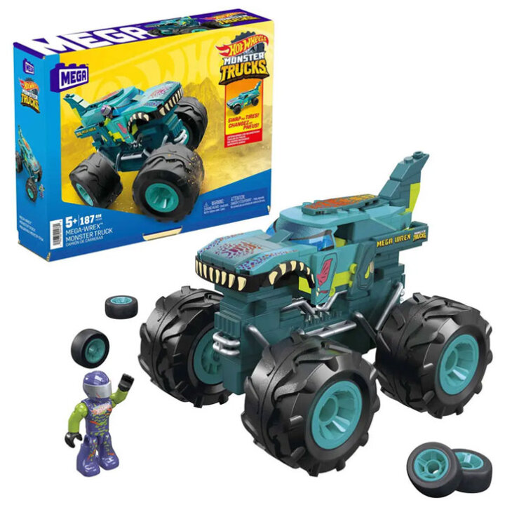 AUTIĆ HOT WHEELS MEGA CONSTRUCT ZA SASTAVLJANJE 187 DIJELOVA - MATTEL