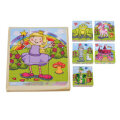 PUZZLE KOCKE DRVENE SA SORT SLIKAMA 11x11x3,5 cm - HAPPY PEOPLE