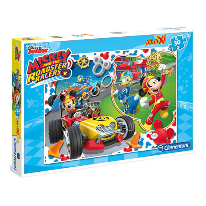 PUZZLE DISNEY MICKEY MAXI 30 DIJELNE 39,5x26 CM - ROADSTER - CLEMENTONI