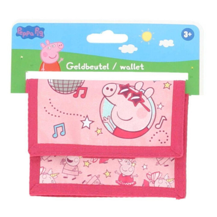 NOVČANIK PEPPA PIG / FROZEN 13x9,5 CM - SORT