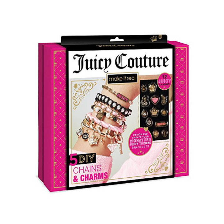 SET ZA IZRADU NARUKVICA - JUICY COUTURE U KUTIJI 27x25 CM 138 DIJELNI
