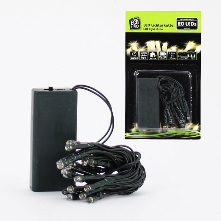 LED MIKRO ŽARULJICE 20/1 ZLATNOŽUTE NA BATERIJE
