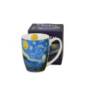 ŠALICA PORCULANSKA 360 mL U POKLON KUTIJI - STARRY NIGHT - V. VAN GOGH