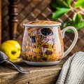 ŠALICA PORCULANSKA BARREL 430 mL S INFUZOROM - THE KISS BY GUSTAV KLIMT