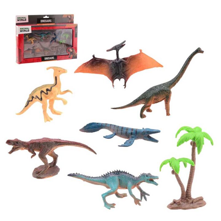 DINOSAURI SET 7/1 U KUTIJI 29x21x4 CM - ANIMAL WORLD