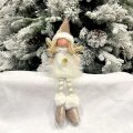 BOŽIĆNA DEKORACIJA VILA SJEDEĆA ZLATNO-BIJELA 38/23 cm SORT