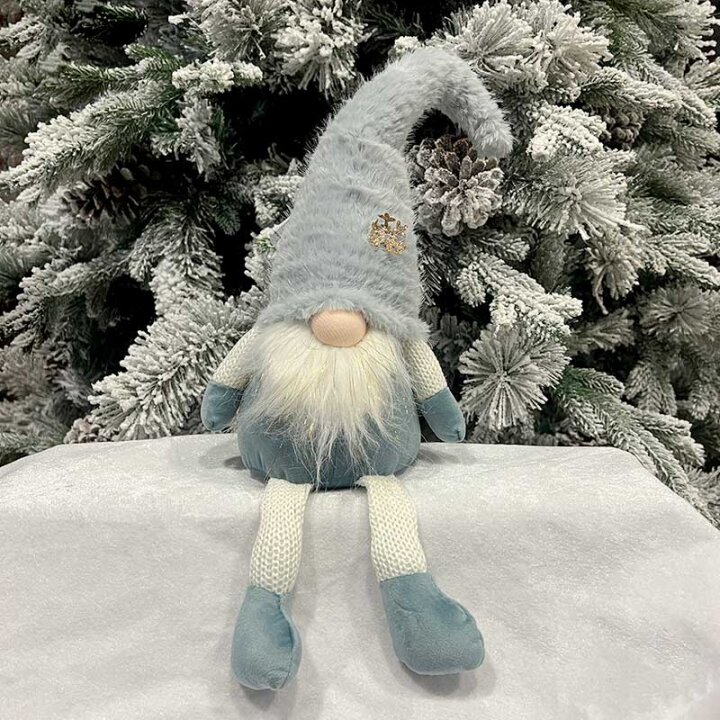 GNOM SJEDEĆI DEKORATIVNI 55/41 cm ROZI / ZELENI /PLAVI