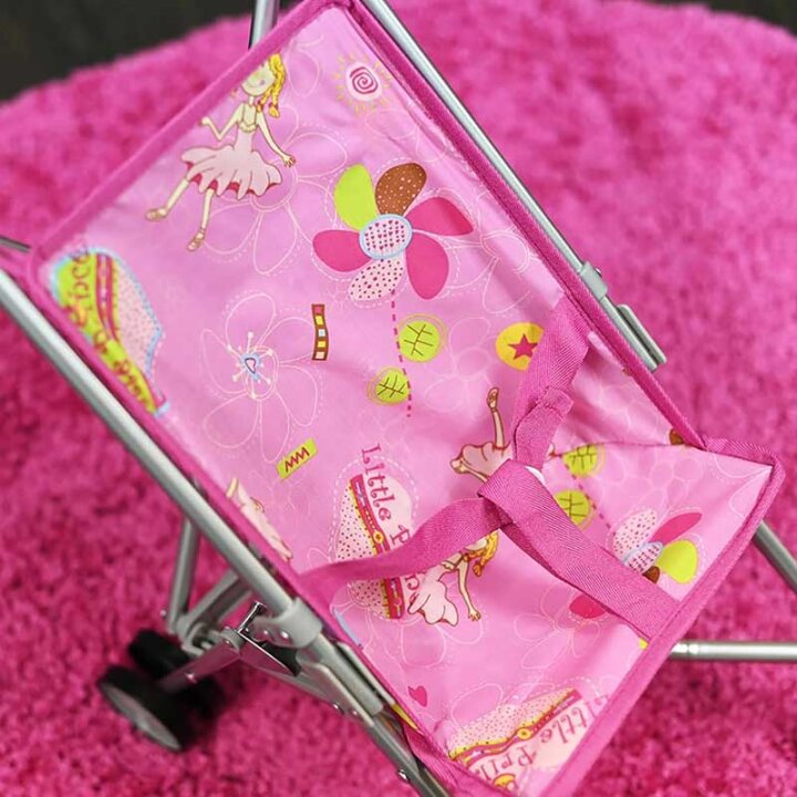 KOLICA ZA LUTKE ROZA 54x55x23 - LITTLE PRINCESS - KNORRTOYS
