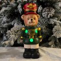 MEDO VOJNIK BOŽIĆNA FIGURA SM LED SVJETLOM 25x10x12 cm