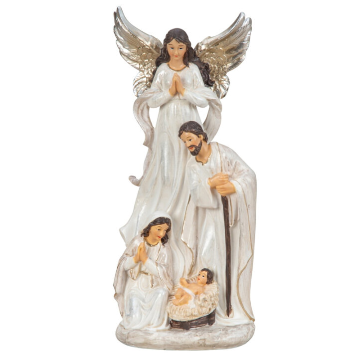 JASLICE DEKORATIVNE SVETA OBITELJ BIJELE 20,5x9 CM