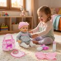 LUTKA DOJENČE ASTA BABY S PRIBOROM U KUTIJI - HAPPY FRIEND