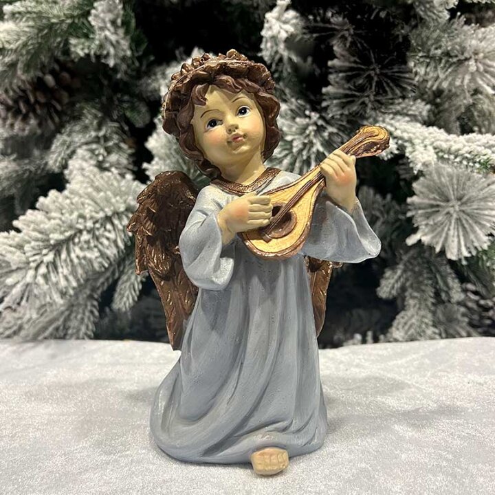 FIGURA ANĐEO SA LED SVJETLIMA SORT 22x13 cm