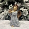 FIGURA ANĐEO SA LED SVJETLIMA SORT 22x13 cm