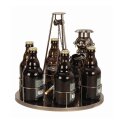 STALAK ZA BOCU PIVE METALNI - GRILL ZA 6 BOCA 30x30 CM