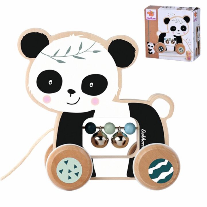 DRVENA IGRAČKA NA POVLAČENJE PANDA - EICHHORN