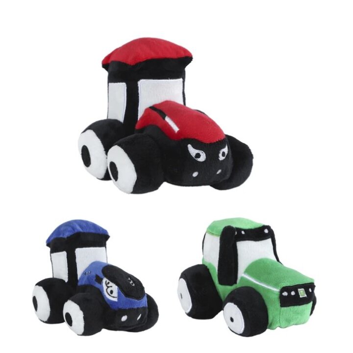 TRAKTOR PLIŠANI 13 cm - GLOBE - SORT BOJE