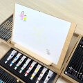 SET ZA CRTANJE 85 DIJELNI U DRVENOM KOFERU - ATELIER D'ART 34,5x25,5x11,5 cm