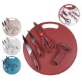 DASKA ZA REZANJE SET 5/1 S NOŽIĆIMA, ŠKARAMA I GULILICOM KRUMPIRA 32 cm - SORT