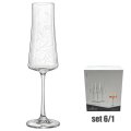 ČAŠE KRISTALIN XTRA ŠAMPANJAC 6/1 210 ML - DEKORIRANE