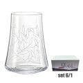 ČAŠE KRISTALIN XTRA VODA 6/1 440 ML - DEKORIRANE
