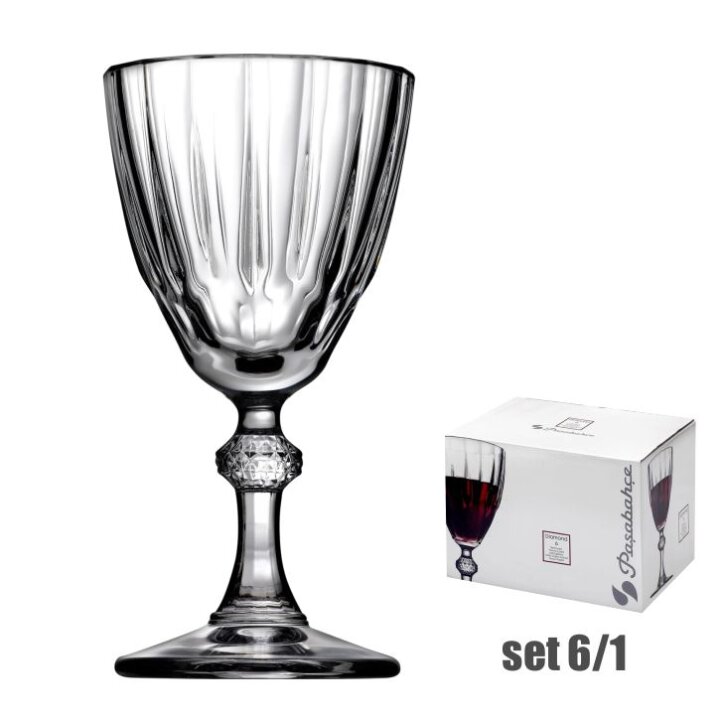 ČAŠE DIAMOND STAKLENE 6/1 245 mL