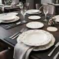 SERVIS ZA JELO 18 DIJELNI PORCULAN NEW BONE C. DEKORIRANI - FLORAL GRACE