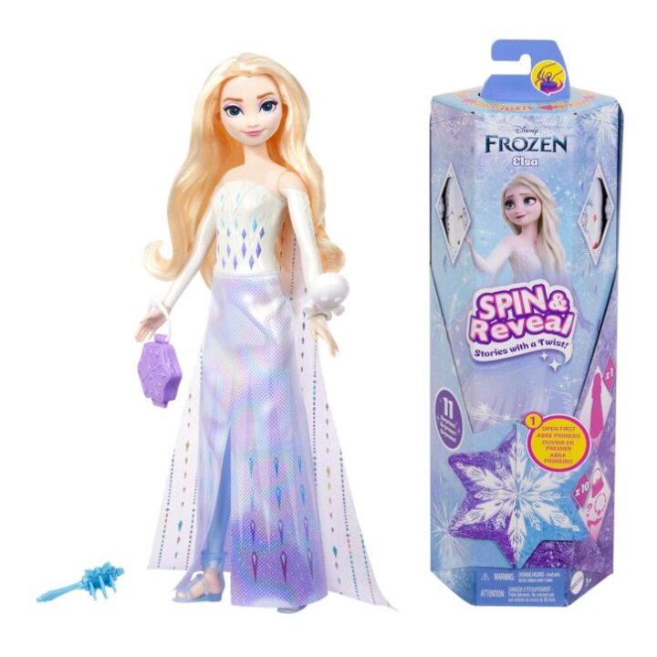 DISNEY PRINCEZA LUTKA 30 cm FROZEN ELZA S IZNENAĐENJEM - MATTEL