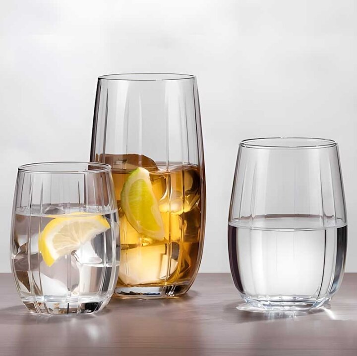 ČAŠE LINKA STAKLENE SET 18/1 - 6x240 mL + 6x115 mL + 6x500 mL