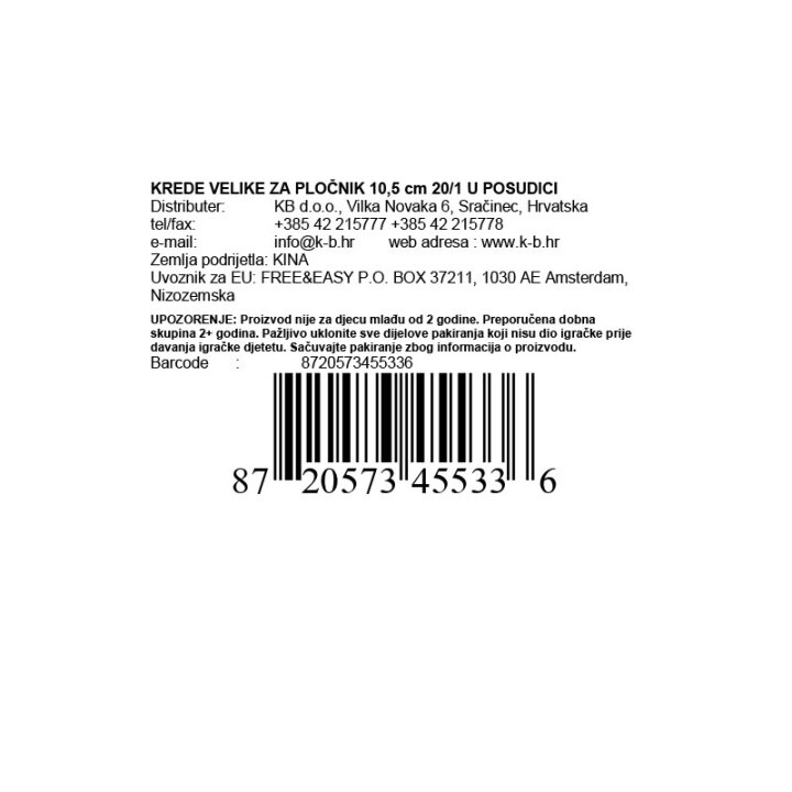 KREDE VELIKE ZA PLOČNIK 10,5 cm 20/1 U POSUDICI