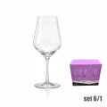ČAŠE ZA BIJELO VINO KRISTALIN TULIPA 350 mL 6/1