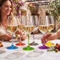 ČAŠE KRISTALIN RAINBOW VINO 6/1 550 mL