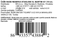 ČAŠE NUDE RESERVA STAKLENE XL MARTINI 6/1 310 mL