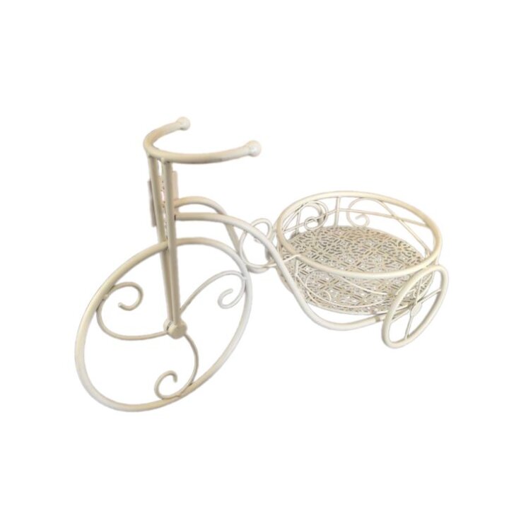 STALAK ZA TEGLU TRICIKL METALNI KREM 55x25x32 CM