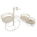 STALAK ZA 3 TEGLE TRICIKL METALNI KREM 75x25x45 CM