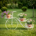 STALAK ZA 3 TEGLE TRICIKL METALNI KREM 75x25x45 CM