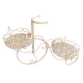 STALAK ZA 2 TEGLE TRICIKL METALNI KREM 59x25x37 CM